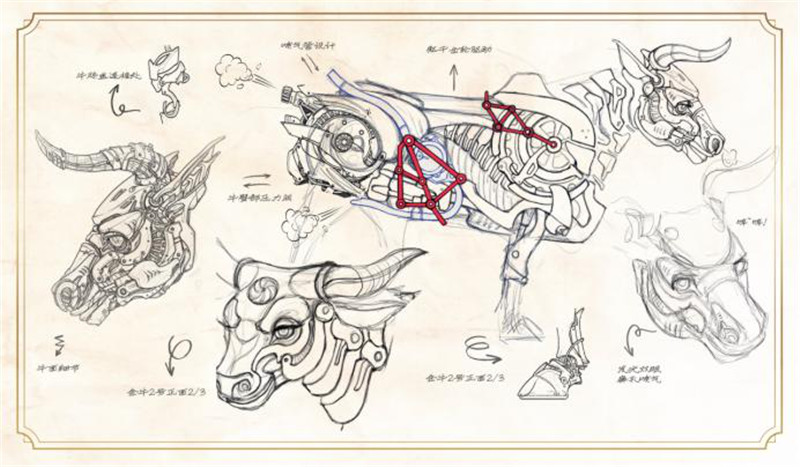 Xiao Di’s Giant Golden Bull appears on the Spring Festival Gala, sowing seeds for Chinese mechanical installation art