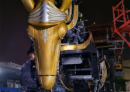 Giant Golden Horse