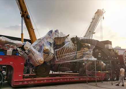 Giant Golden Horse