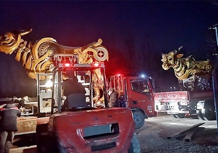 The Giant Golden Bull for the Spring Festival Gala 3